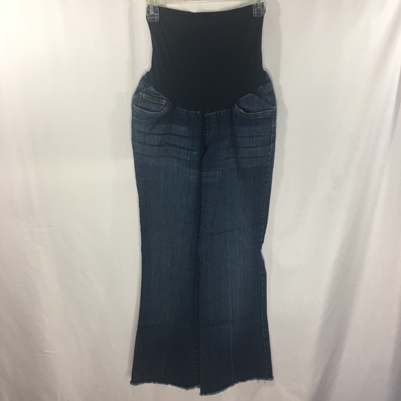 Motherhood Maternity Denim - Motherhood Maternity Cut Off Cropped Jeans Size L